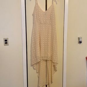 Ladies Large Cream Dress by Charlotte Russe